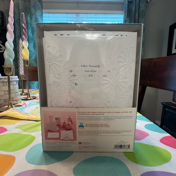 Elegant cosmos garden Invitation Set 48 Pieces - Picture 3 of 3